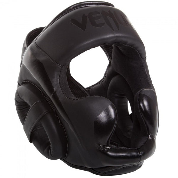 Venum Kask Bokserski Elite Czarny Matte
