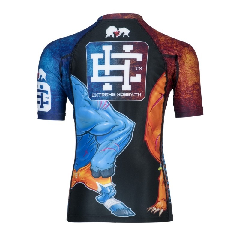 Extreme Hobby Rashguard Dziecięcy Bull&Bear Krótki Rękaw