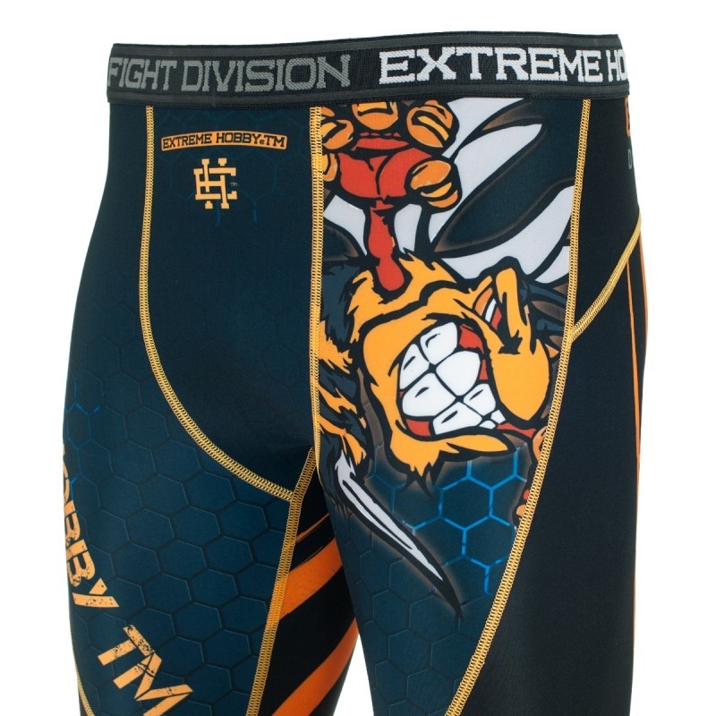 Extreme Hobby Legginsy Treningowe Męskie Wasp