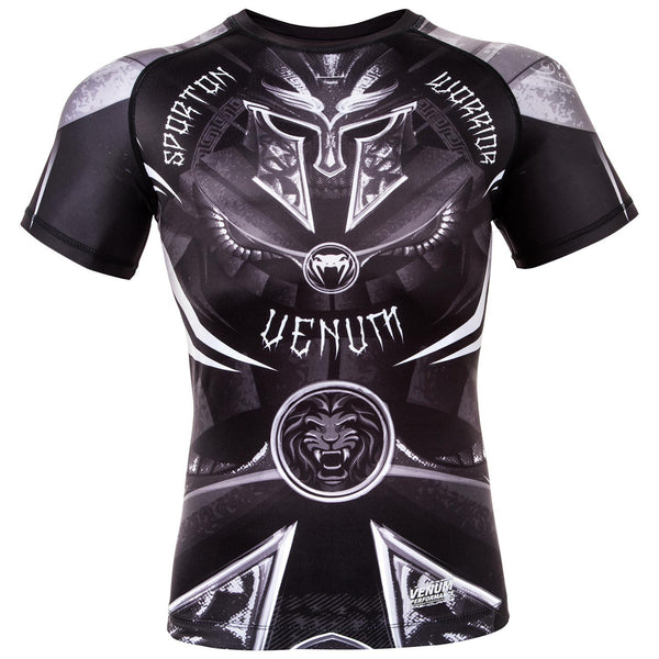 Venum Rashguard Męski Gladiator 3.0 Krótki Rękaw Czarny