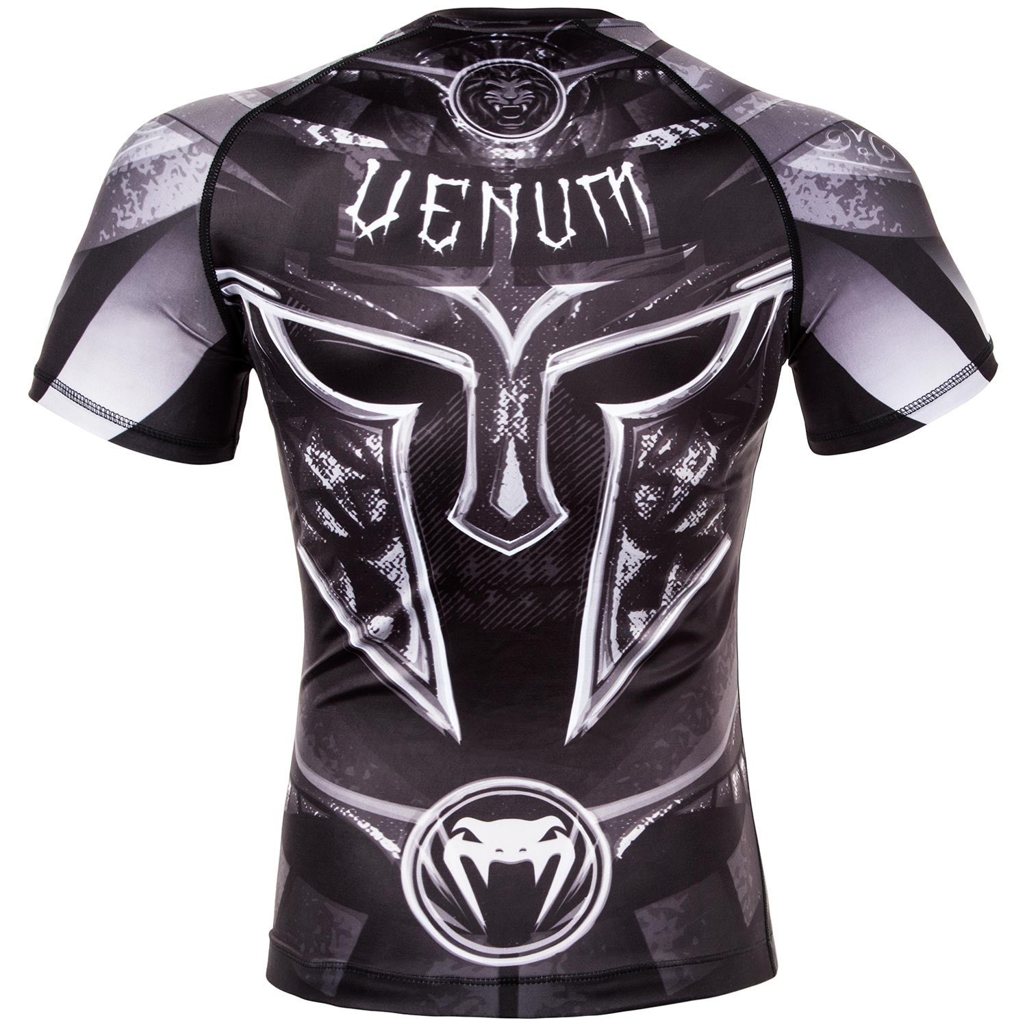 Venum Rashguard Męski Gladiator 3.0 Krótki Rękaw Czarny