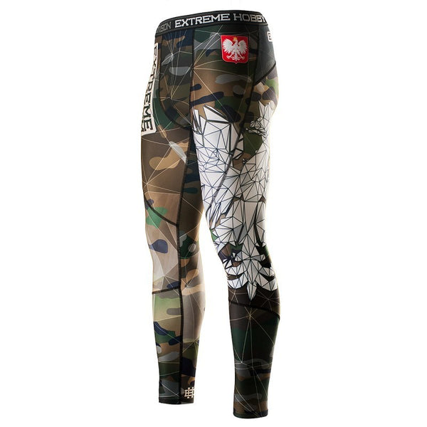 Extreme Hobby Legginsy Treningowe Męskie Polska Camo