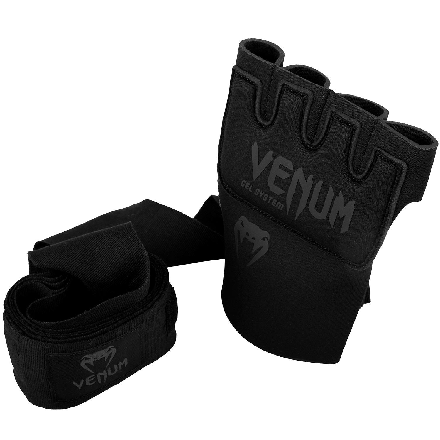 Venum Gel Kontact Hand Wrap Owijki Bokserskie - Bandaże Czarny/Czarny