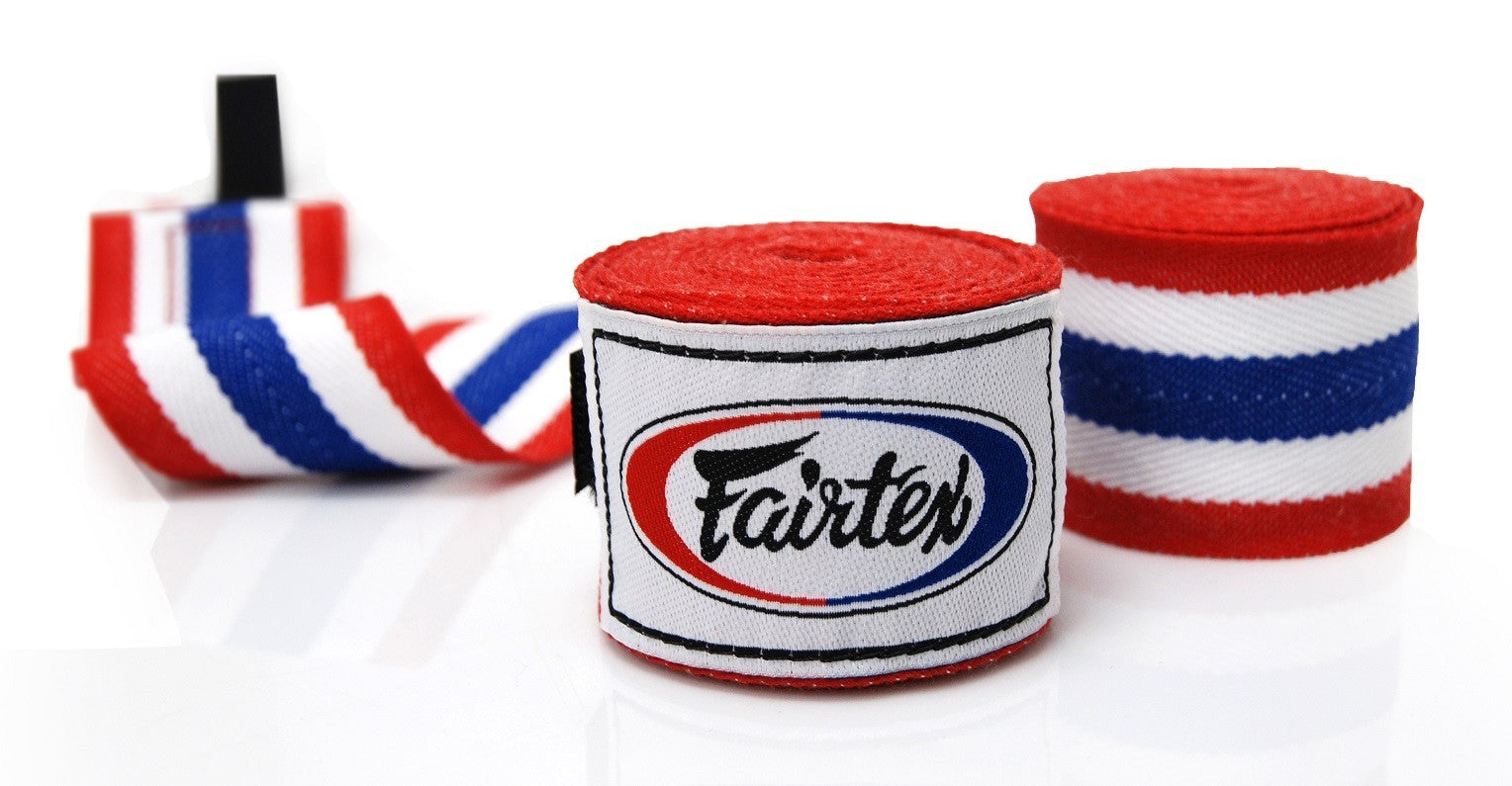 Fairtex Owijki Bokserskie - Bandaże HW2 Thai Flag 4,5m