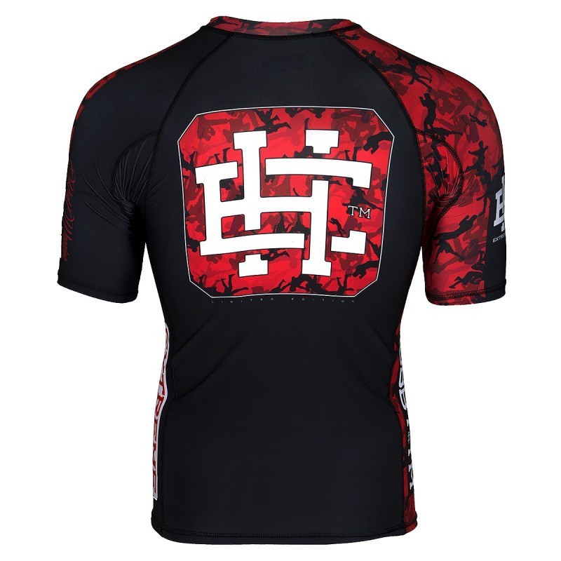 Extreme Hobby Rashguard Męski Red Warrior Krótki Rękaw