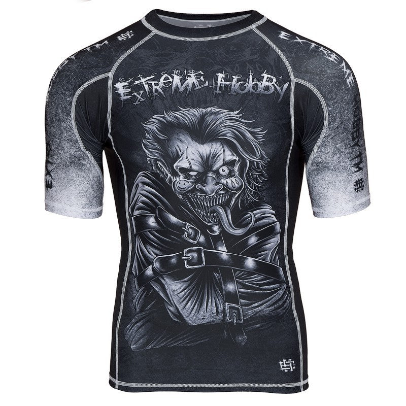 Extreme Hobby Rashguard Męski Psycho Clown Krótki Rękaw