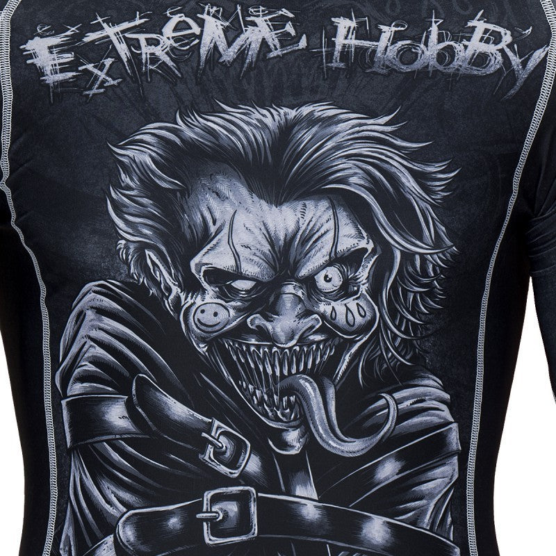 Extreme Hobby Rashguard Męski Psycho Clown Krótki Rękaw