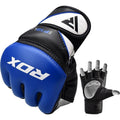 RDX Rękawice do MMA GGRF-12 Niebieskie