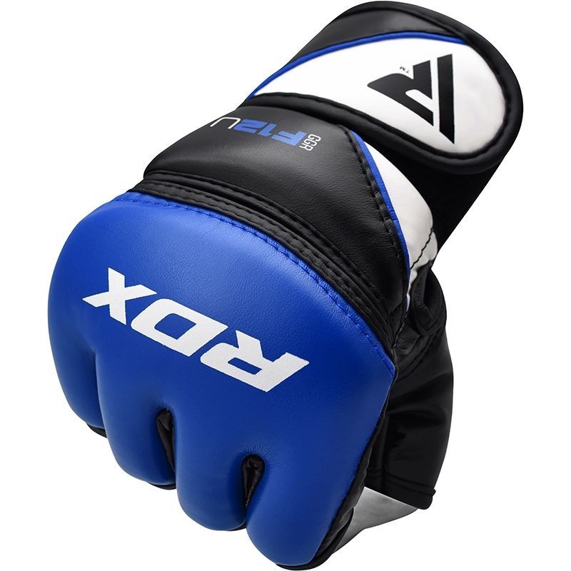 RDX Rękawice do MMA GGRF-12 Niebieskie