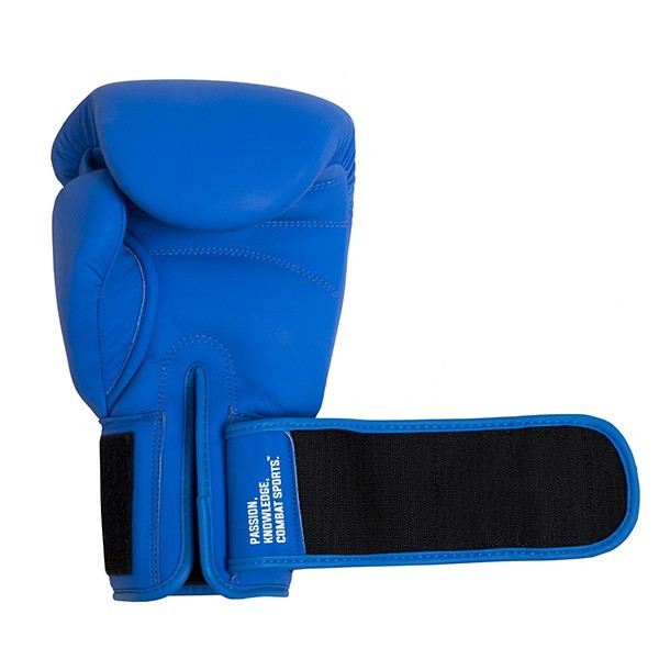 StormCloud Rękawice Muay Thai ze skóry naturalnej Blizzard Classic Niebieskie
