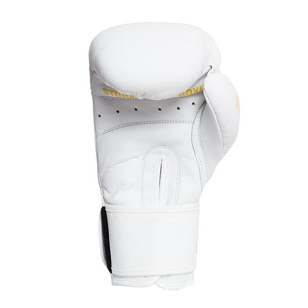 StormCloud Rękawice bokserskie ze skóry naturalnej Boxing Pro Białe
