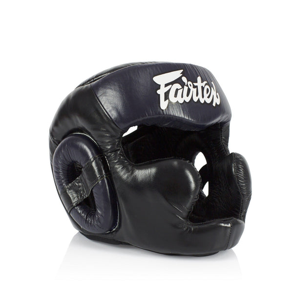 Fairtex Kask Bokserski HG13 Czarny/Niebieski