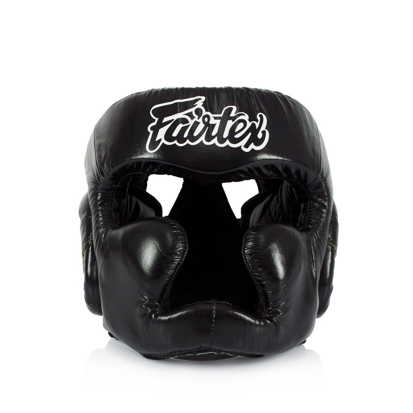 Fairtex Kask Bokserski HG13 z Ochroną Nosa Czarny/Czarny