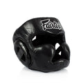 Fairtex Kask Bokserski HG13 z Ochroną Nosa Czarny/Czarny