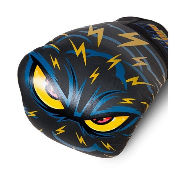 StormCloud Rękawice ze skóry naturalnej do Muay Thai Blizzard Monstercloud Czarne