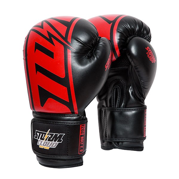 StormCloud Rękawice bokserskie Bolt 2.0 Czarne/Czerwone