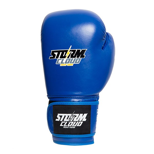 StormCloud Rękawice Bokserskie ze skóry naturalnej Turniejowe Competitor Niebieskie
