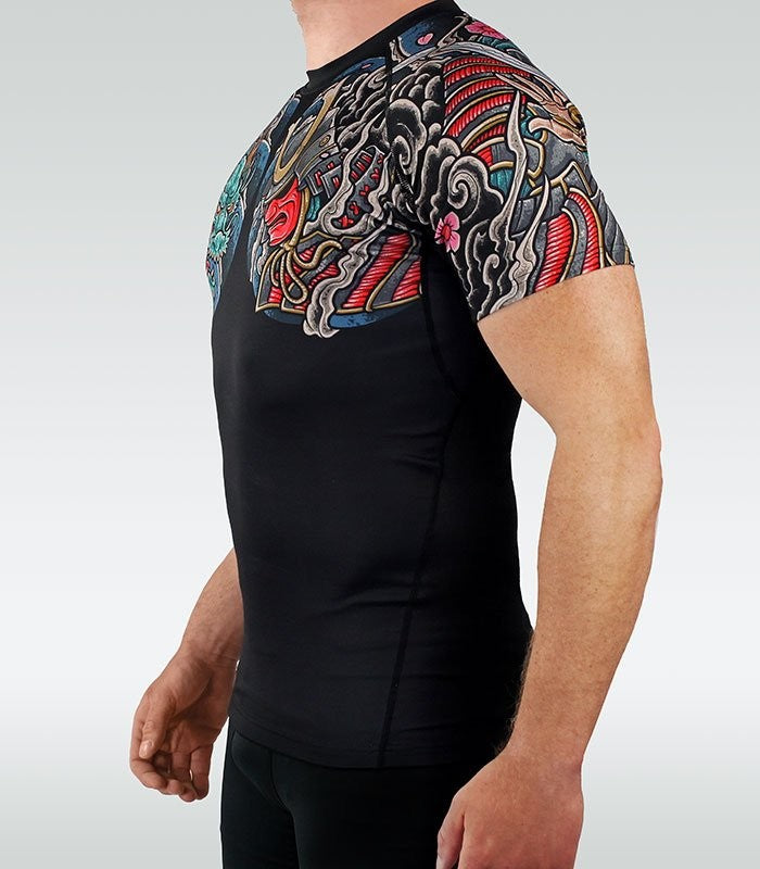 Ground Game Rashguard Męski Bushido 3.0 Krótki Rękaw