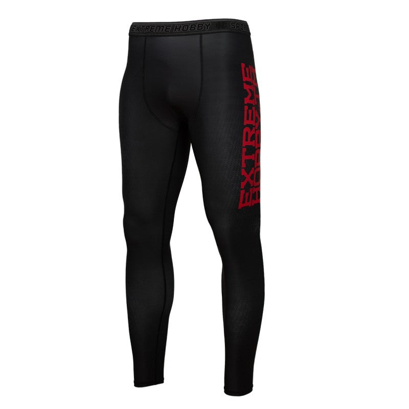 Extreme Hobby Legginsy Treningowe Męskie Black Armour