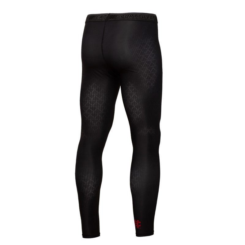 Extreme Hobby Legginsy Treningowe Męskie Black Armour