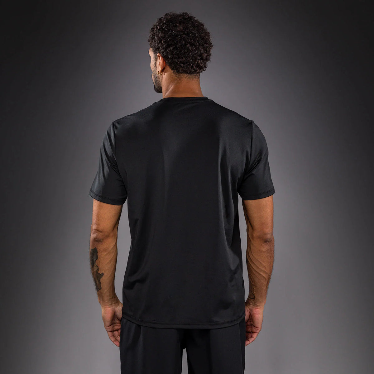 Venum Koszulka Treningowa Classic Dry Tech Czarna/Srebrna