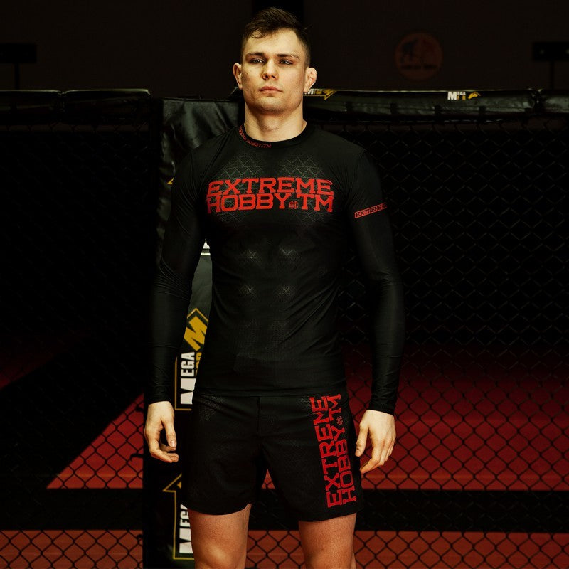 Extreme Hobby Rashguard Męski Black Armour Długi Rękaw