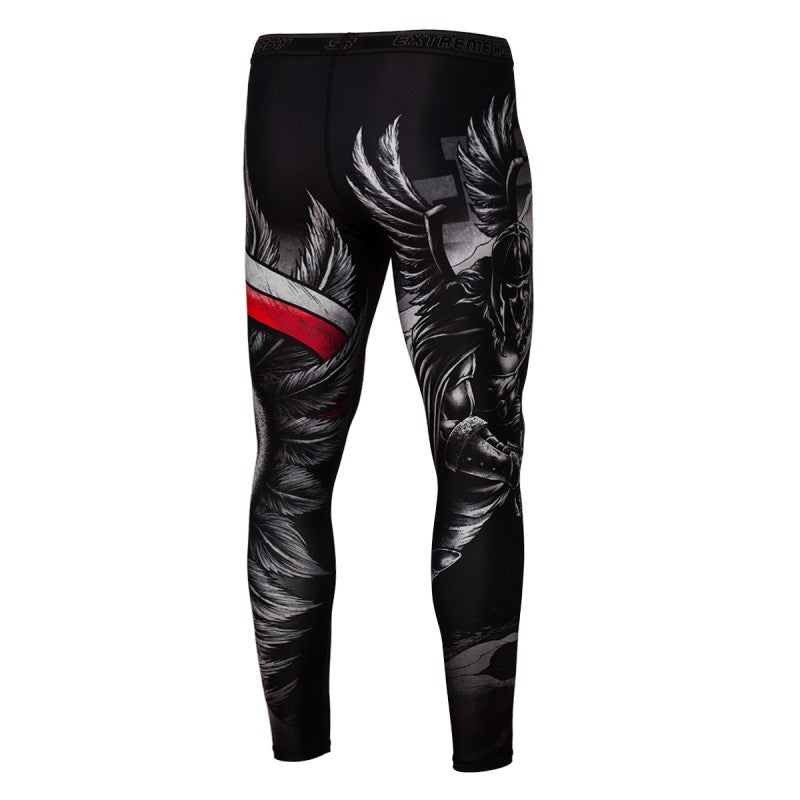 Extreme Hobby Legginsy Treningowe Męskie Husarz Czarne