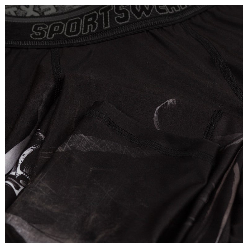 Extreme Hobby Legginsy Treningowe Męskie Husarz Czarne