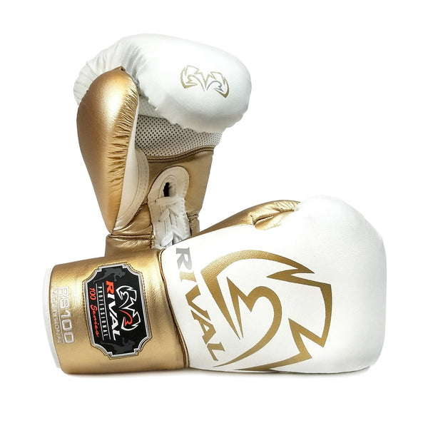 Rival Rękawice bokserskie sparingowe RS100 Professional Białe