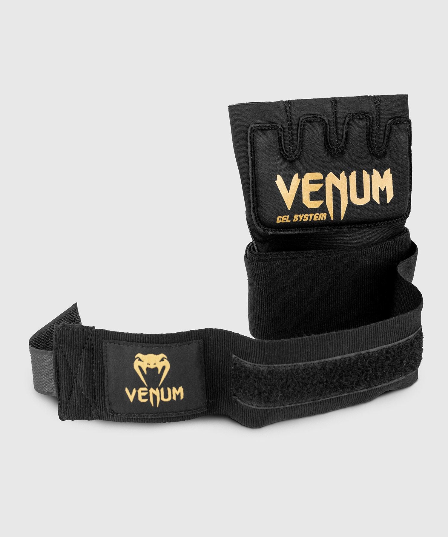 Venum Gel Kontact Hand Wrap Owijki Bokserskie - Bandaże Żelowe Czarny/Złoty