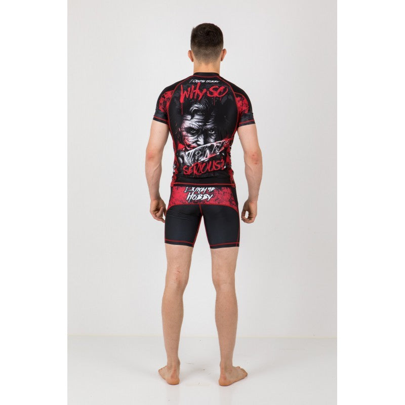Extreme Hobby Rashguard Męski Why So Serious Krótki Rękaw