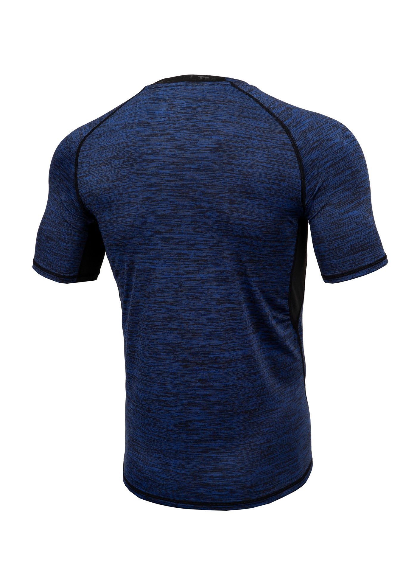 Pitbull Rashguard Męski Performance Pro Plus Small Logo Melanż Niebieski