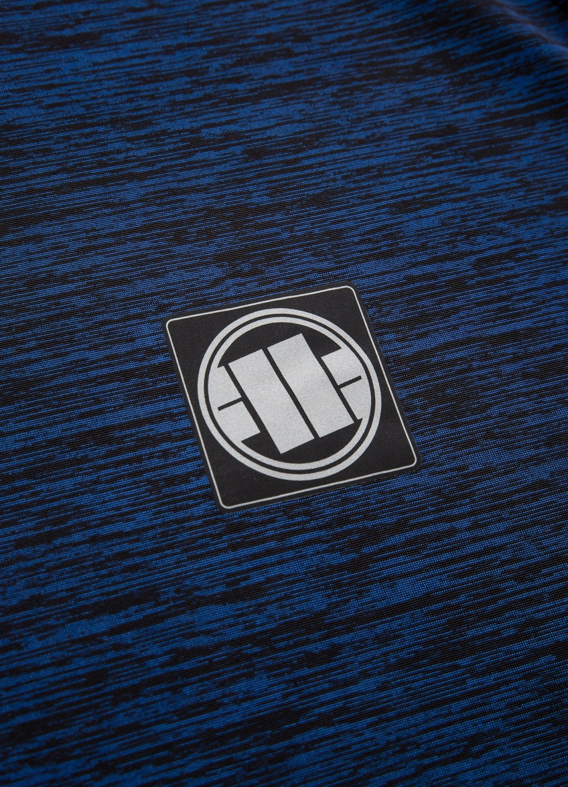 Pitbull Rashguard Męski Performance Pro Plus Small Logo Melanż Niebieski