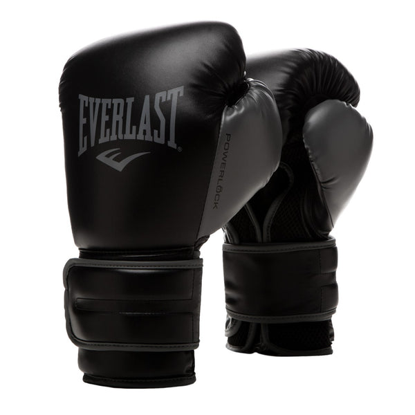 Everlast Rękawice bokserskie Powerlock PU Czarne/Czarne
