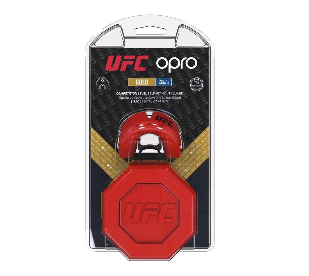 Opro Ochraniacz Na Zęby Dla Dzieci UFC Gold Czerwony