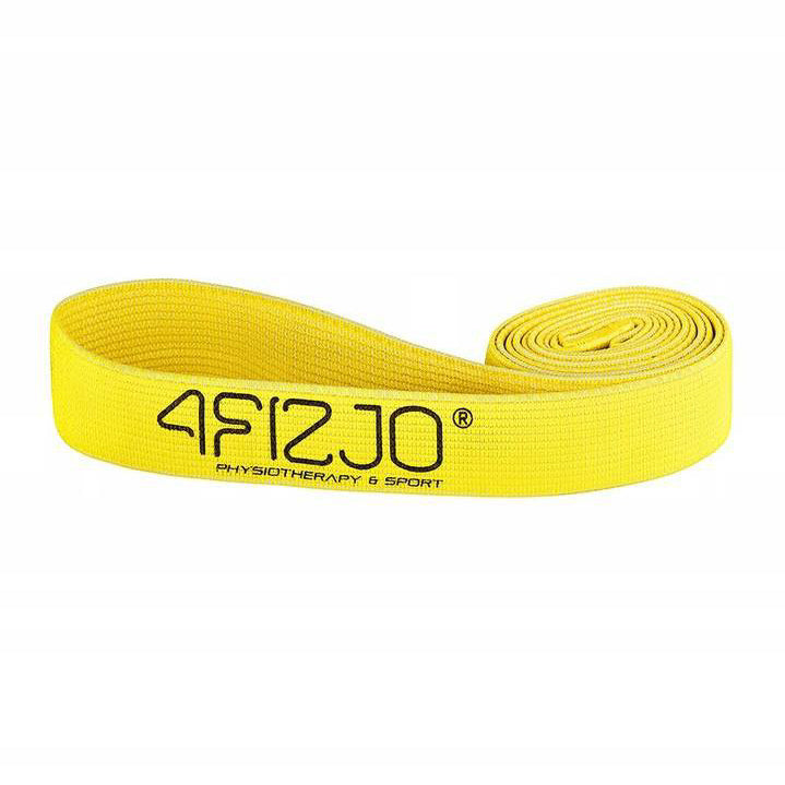 4FIZJO Guma materiałowa Flex Band długa - żółta (opór 27-35 kg)