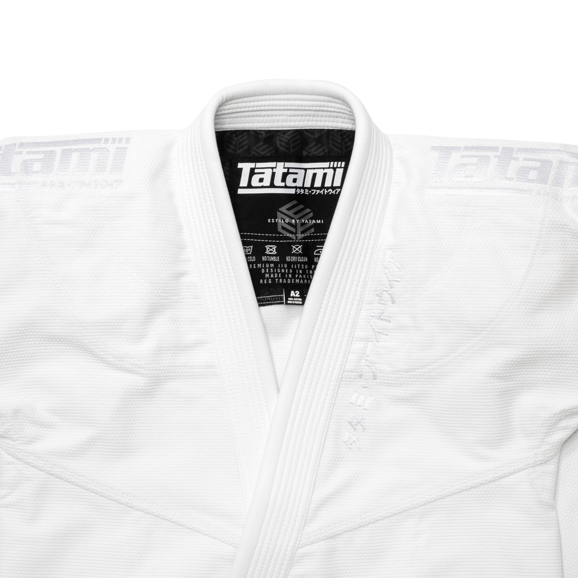 Tatami Kimono/Gi BJJ Męskie Estilo Black Label Białe/Białe