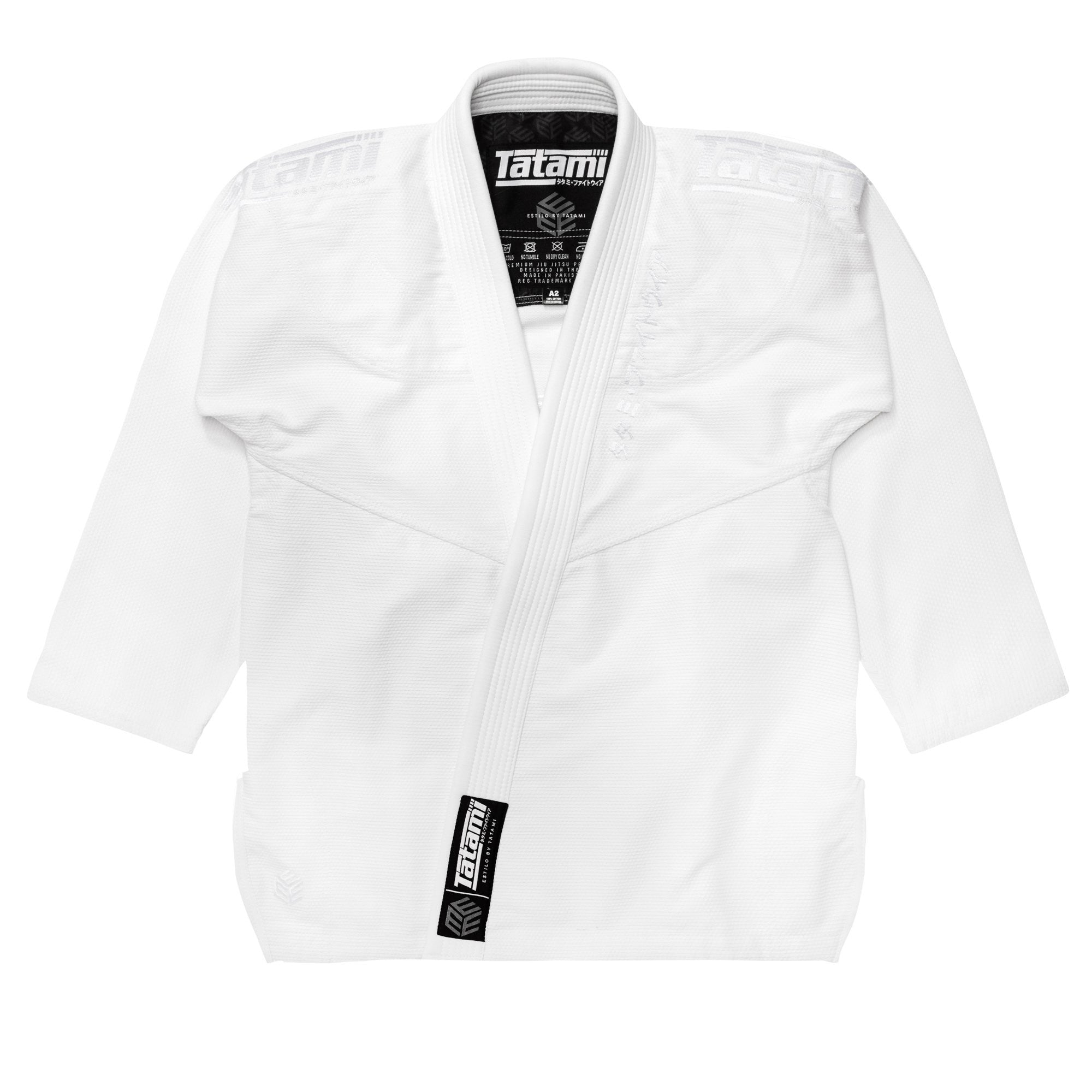 Tatami Kimono/Gi BJJ Męskie Estilo Black Label Białe/Białe