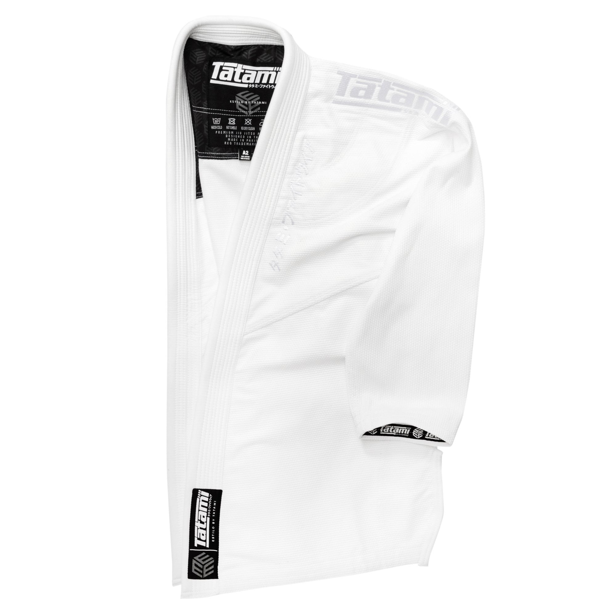 Tatami Kimono/Gi BJJ Męskie Estilo Black Label Białe/Białe
