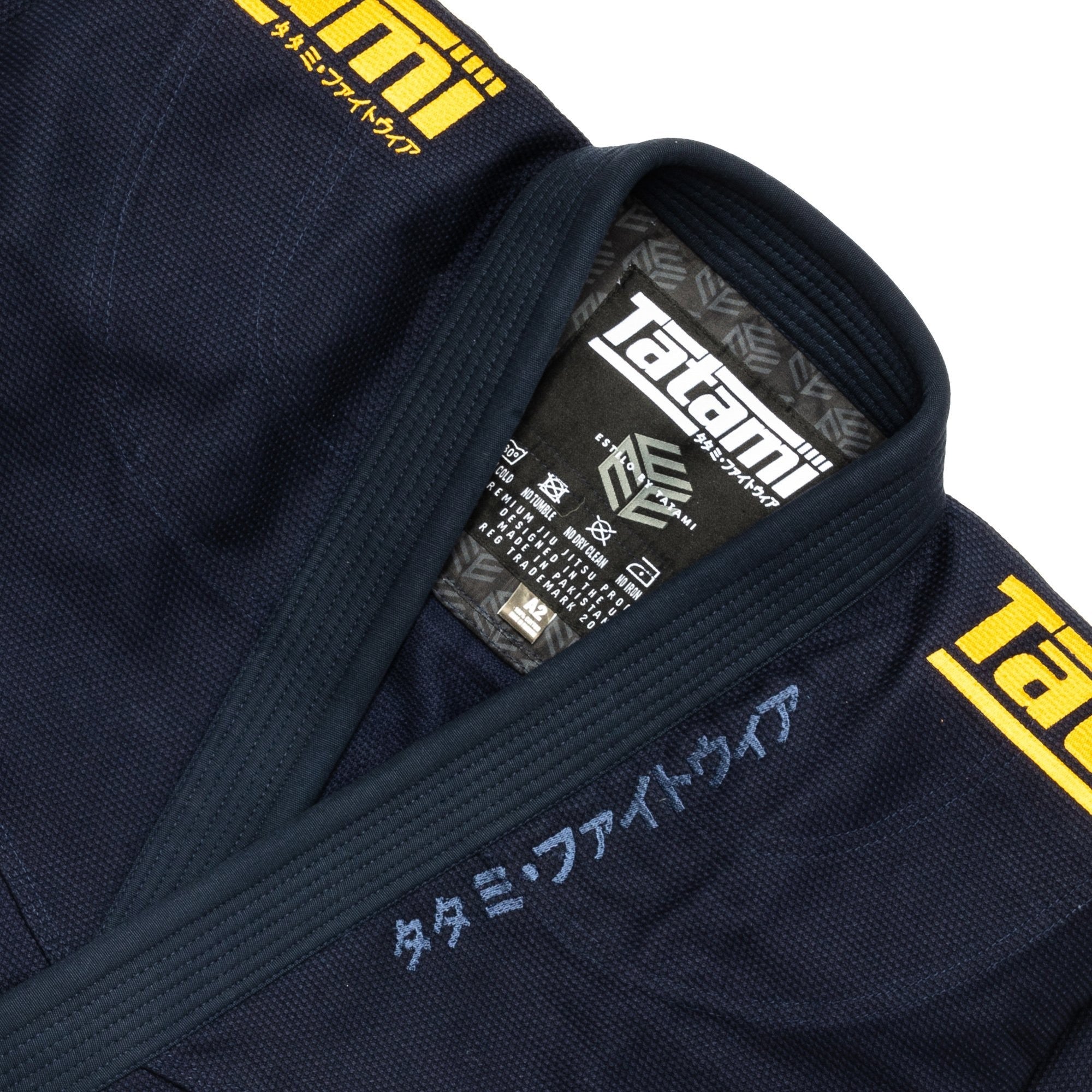 Tatami Kimono/Gi BJJ Męskie Estilo Black Label Granatowe/Złote