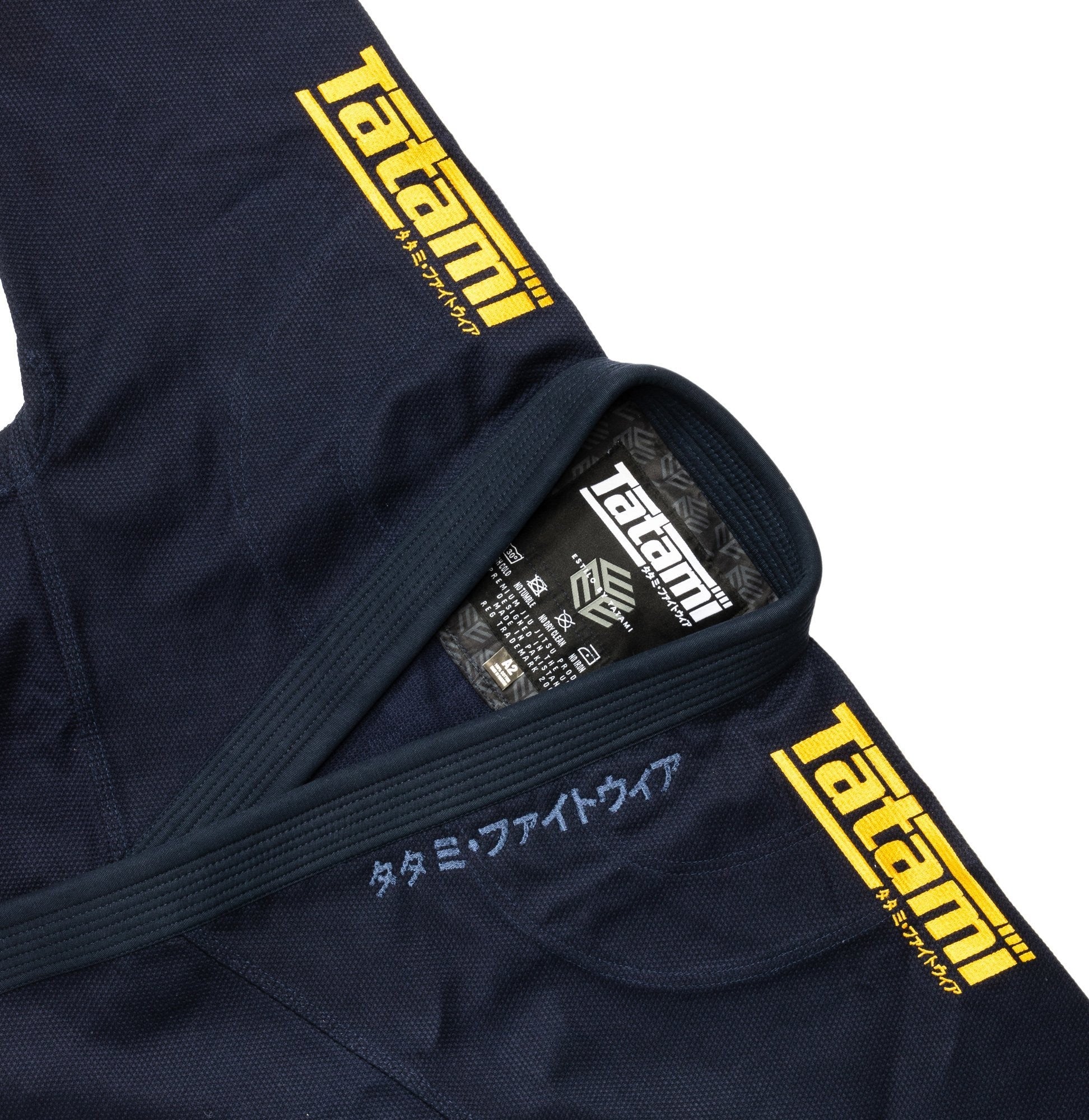 Tatami Kimono/Gi BJJ Męskie Estilo Black Label Granatowe/Złote