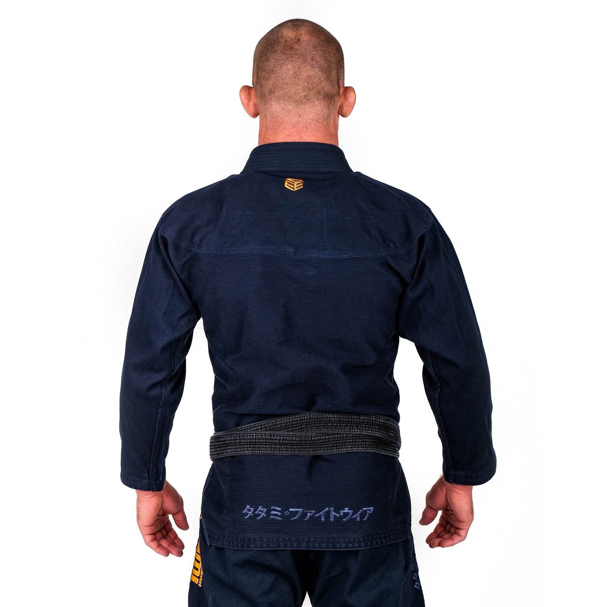 Tatami Kimono/Gi BJJ Męskie Estilo Black Label Granatowe/Złote