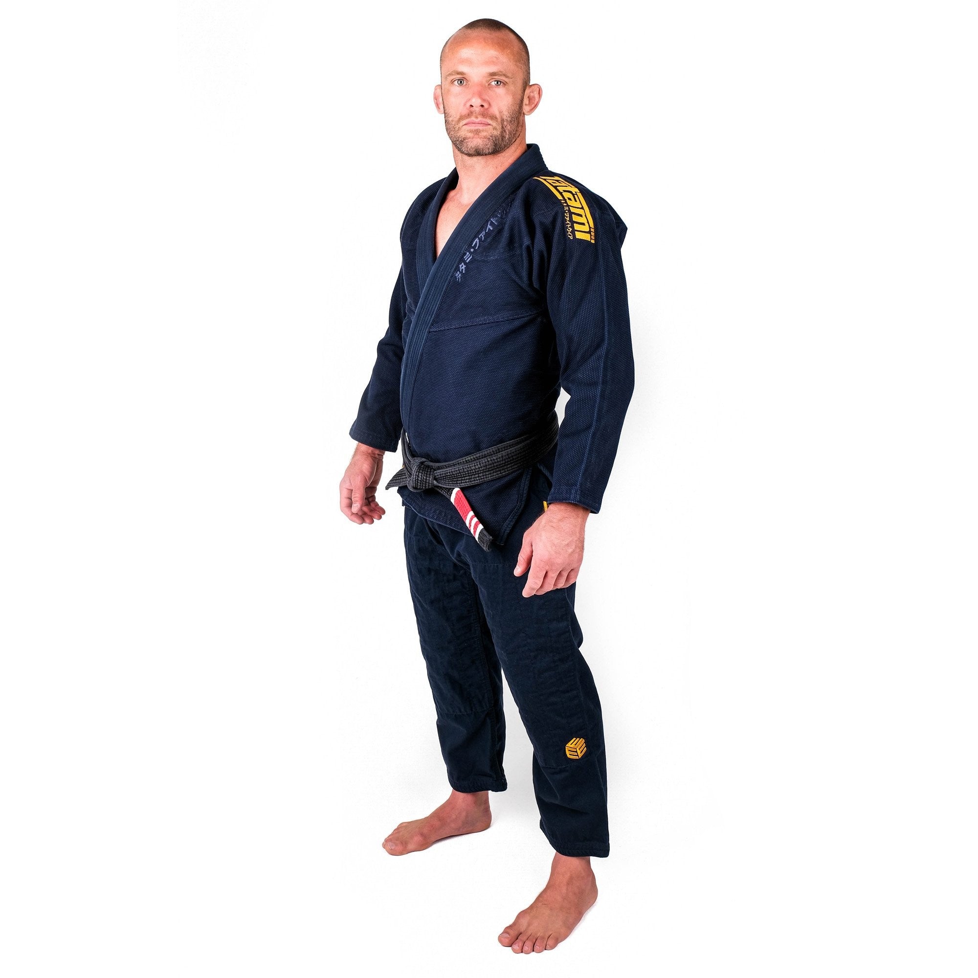 Tatami Kimono/Gi BJJ Męskie Estilo Black Label Granatowe/Złote