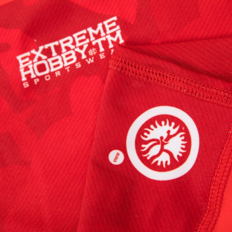 Extreme Hobby Trykot Zapaśniczy dla Dzieci Wrestling 2 Czerwony