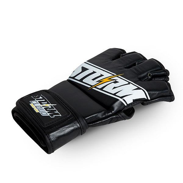 StormCloud Rękawice do MMA Tempest Czarne/Żółte 4oz
