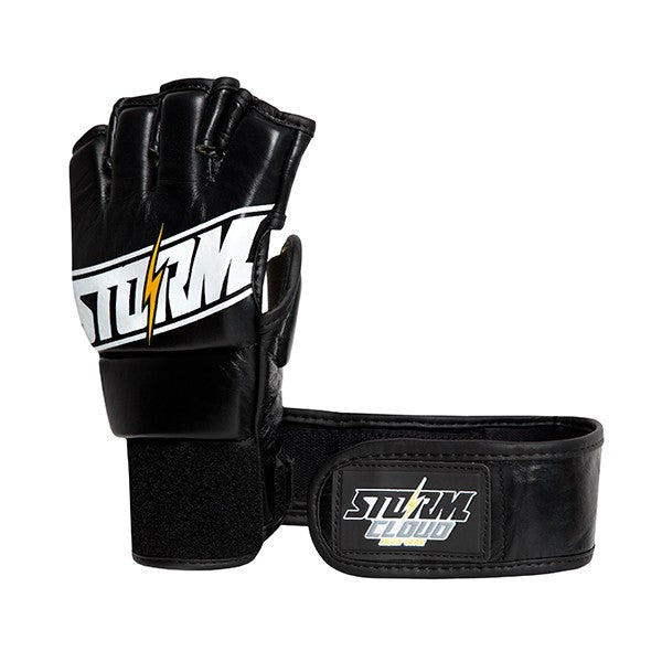 StormCloud Rękawice do MMA Tempest Czarne/Żółte 4oz