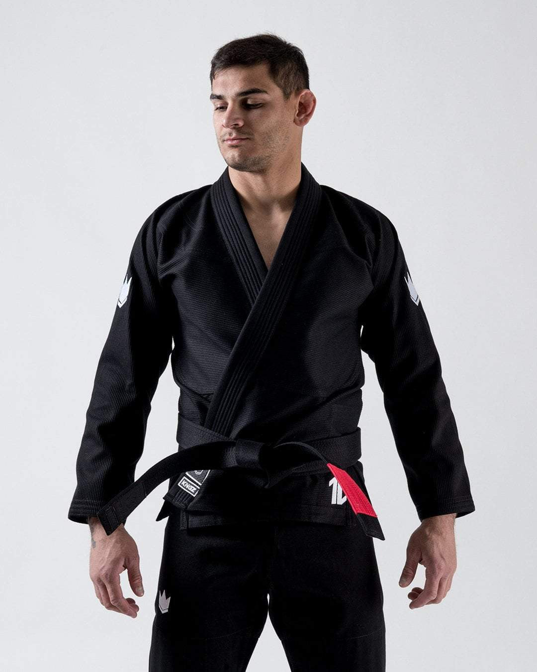 KiNGZ Kimono/Gi BJJ Męskie The One Czarne + biały pas w komplecie