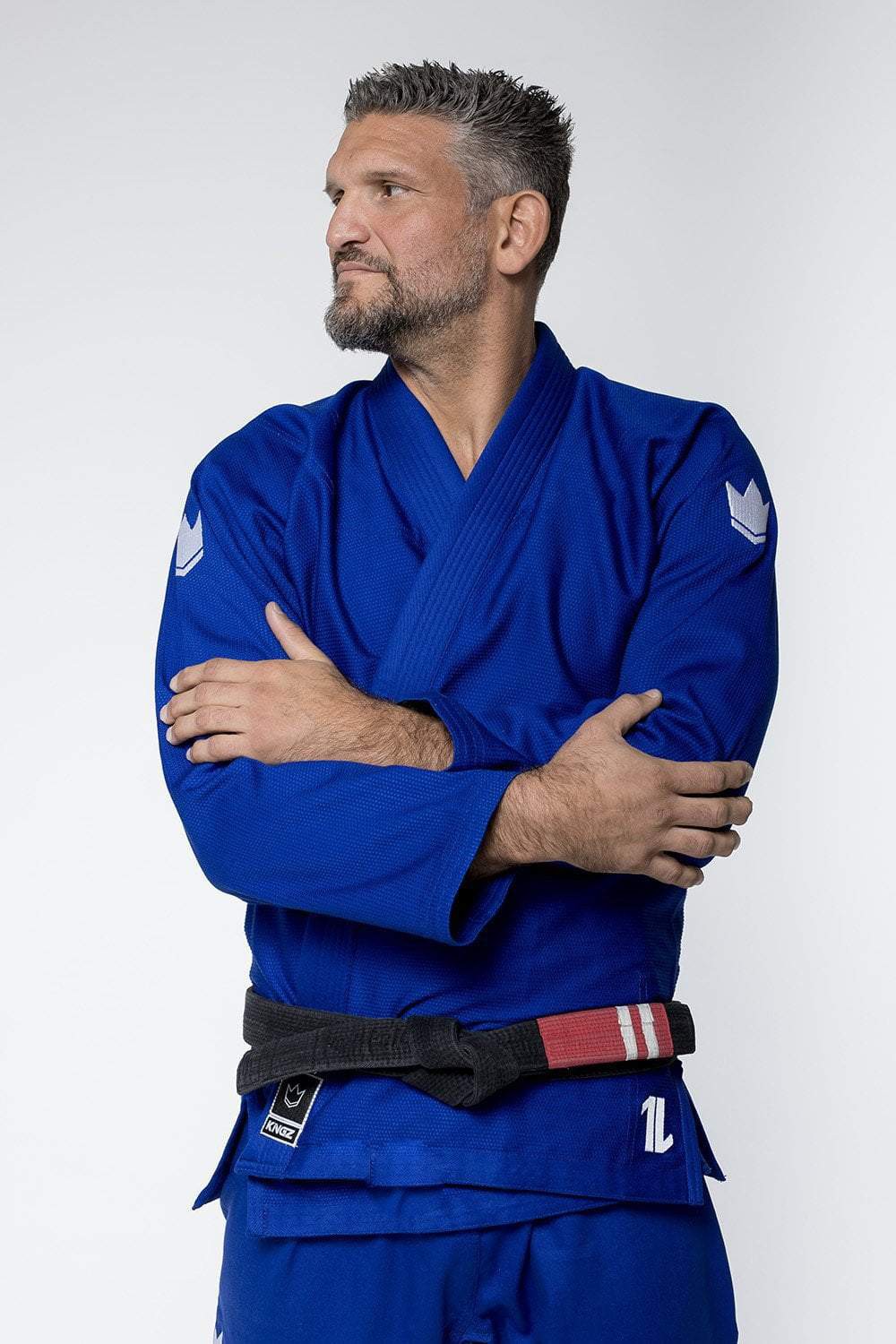 KiNGZ Kimono/Gi BJJ Męskie The One Niebieskie + biały pas w komplecie