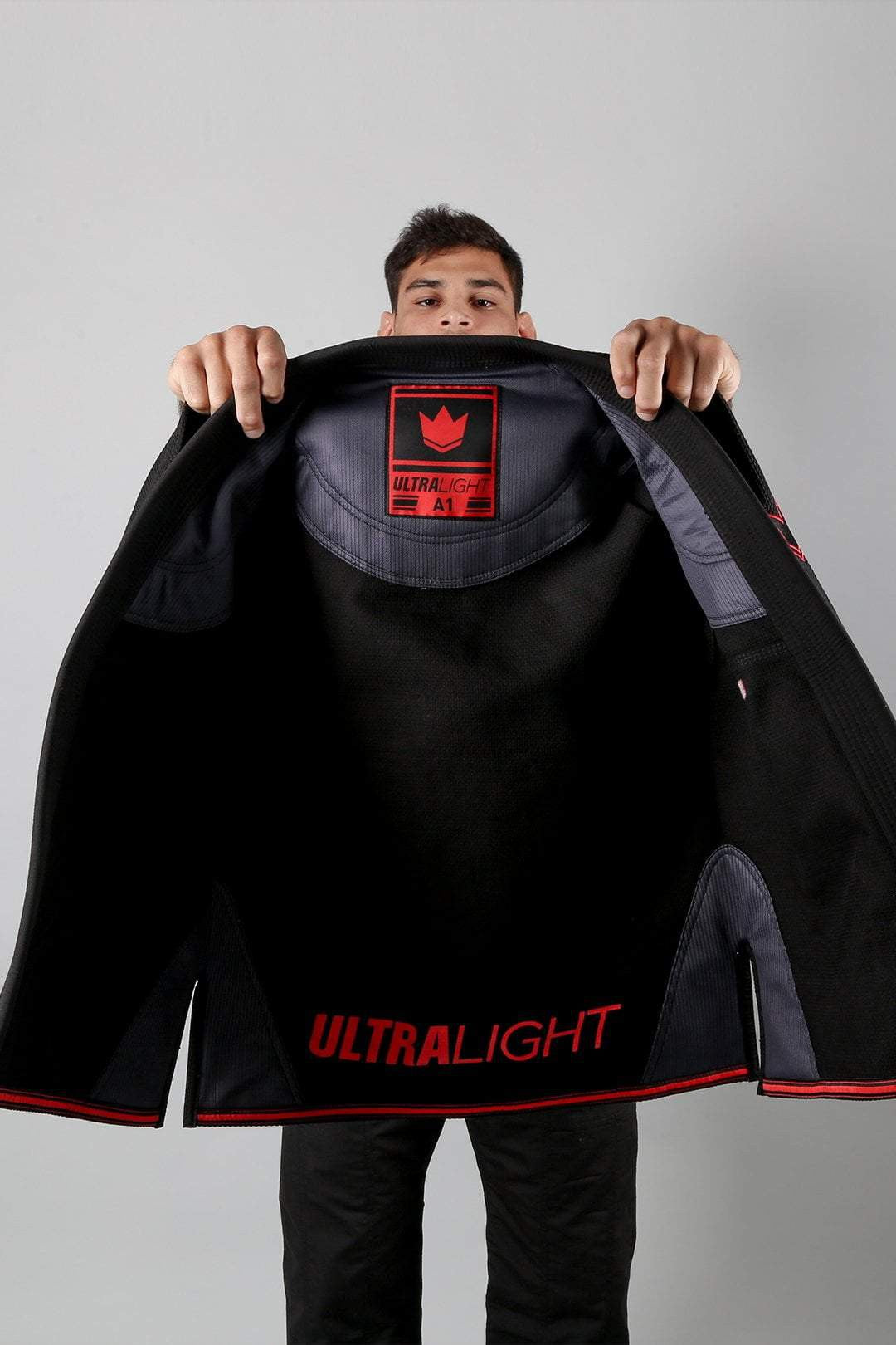 KiNGZ Kimono/Gi BJJ Męskie Ultralight 2.0 Czarne