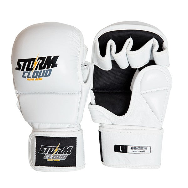 StormCloud Rękawice do MMA Hurricane 2.0 Sparingowe Białe 7oz